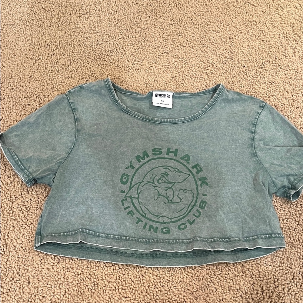 Gymshark Green Crop Top